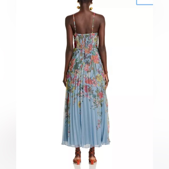 Pleated Floral Maxi Dress by Aqua Bloomingdales - Picture 4 of 8